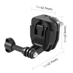 PULUZ Motorcycle Windshield Action Camera Mount Clip for GoPro Hero12 Black / DJI Osmo Action 4 / Insta360 X4 / Ace Pro and Other Action Cameras, Windshield Clip I
