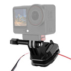 PULUZ Motorcycle Windshield Action Camera Mount Clip for GoPro Hero12 Black / DJI Osmo Action 4 / Insta360 X4 / Ace Pro and Other Action Cameras, Windshield Clip I Windshield Clip I