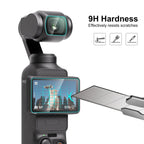 9H 2.5D HD Tempered Glass Lens Protector + Screen Film – Tempered Glass, Ultra-thin, For DJI OSMO Pocket 3