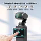 9H 2.5D HD Tempered Glass Lens Protector + Screen Film – Tempered Glass, Ultra-thin, For DJI OSMO Pocket 3
