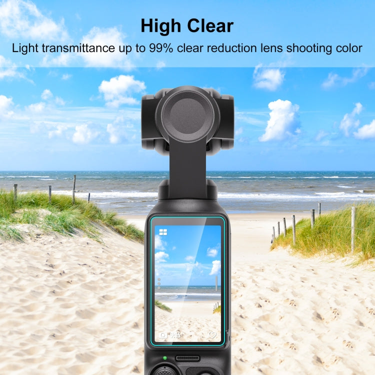 9H 2.5D HD Tempered Glass Lens Protector + Screen Film – Tempered Glass, Ultra-thin, For DJI OSMO Pocket 3