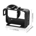 For Insta360 Ace Pro / Ace PULUZ Metal Rabbit Cage Adapter Frame with 52mm UV Filter & Adapter Ring, For Insta360 Ace Meta Cage 2