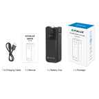 For DJI Osmo Pocket 3 PULUZ High-Capacity 2800mAh Battery Grip