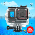 For Insta360 Ace Pro PULUZ 60m Underwater Waterproof Housing Case with Base Adapter & Screw, For Insta360 Ace Pro Underwater Case For Insta360 Ace Pro Underwater Case