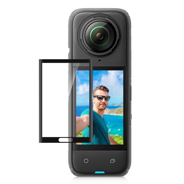 For Insta360 X4 PULUZ 9H 2.5D Curved HD Screen Tempered Glass Film, Screen Film Screen Film