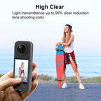 For Insta360 X4 PULUZ 9H 2.5D Curved HD Screen Tempered Glass Film, Screen Film