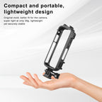 For Insta360 X4 Cold Shoe PC Plastic Protective Frame with Adapter Mount & Screw, Cold Shoe PC Frame – Wear-resistant