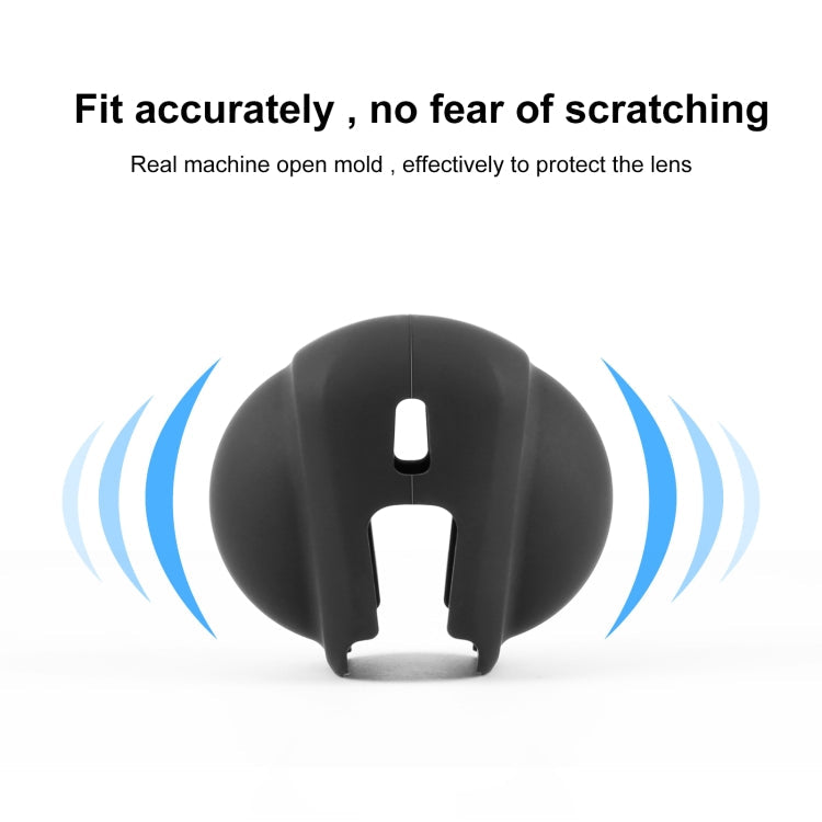 For Insta360 X4 PULUZ Silicone Protective Lens Cover, Lens Cover