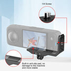 For Insta360 X4 PULUZ Vertical Horizontal Shooting Quick Release Metal L Bracket, For Insta360 X4 / X5