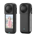 For Insta360 X4 PULUZ Full Body Dust-proof Silicone Protective Case, Protective Case Protective Case Black