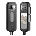 For Insta360 X4 PULUZ Metal Protective Cage Rig Housing Frame with Lens Protector, Metal Housing Frame Metal Housing Frame