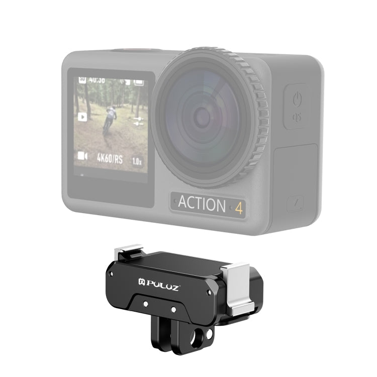 For DJI Osmo Action 4 PULUZ Magnetic Quick Release Metal Base, For DJI Osmo Action 4 / 3 For DJI Osmo Action 4 3