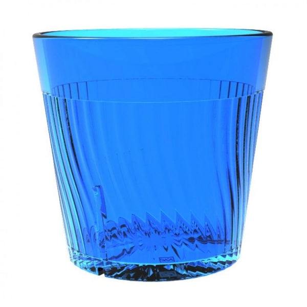 Belize Blue Rock Glass Tumbler 240ml - Pack of 12 Default Title