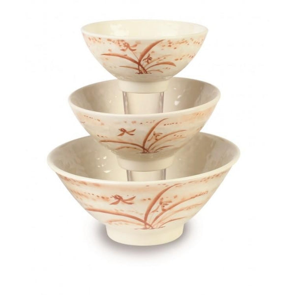 Gold Orchid Melamine Soup Bowl-12/Pack 473ml