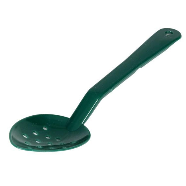 Polycarbonate Perforated Green Serving Spoon 279mm - Pack of 12 Default Title