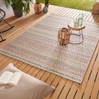 Indoor Outdoor Rug Pine – Boho Stripe Design
