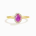 Ruby Ring in 18k Gold Vermeil