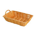 Plastic Woven Basket with Handles
