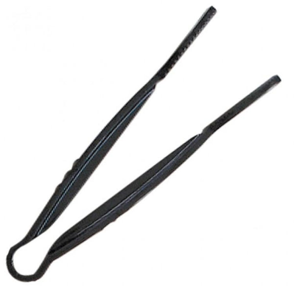 Polycarbonate Black Flat Grip Tongs 305mm Default Title