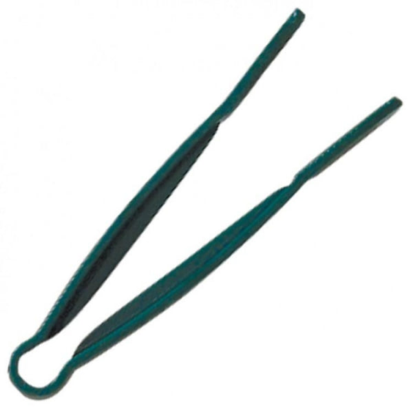 Polycarbonate Green Flat Grip Tongs 229mm Default Title