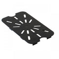 GN 1/4 Polycarbonate Gastronorm Drain Shelf Black Default Title