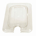 GN 1/9 Polycarbonate Gastronorm Notched Lid Clear Default Title