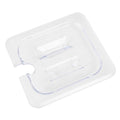 GN 1/6 Polycarbonate Gastronorm Notched Lid Clear Default Title