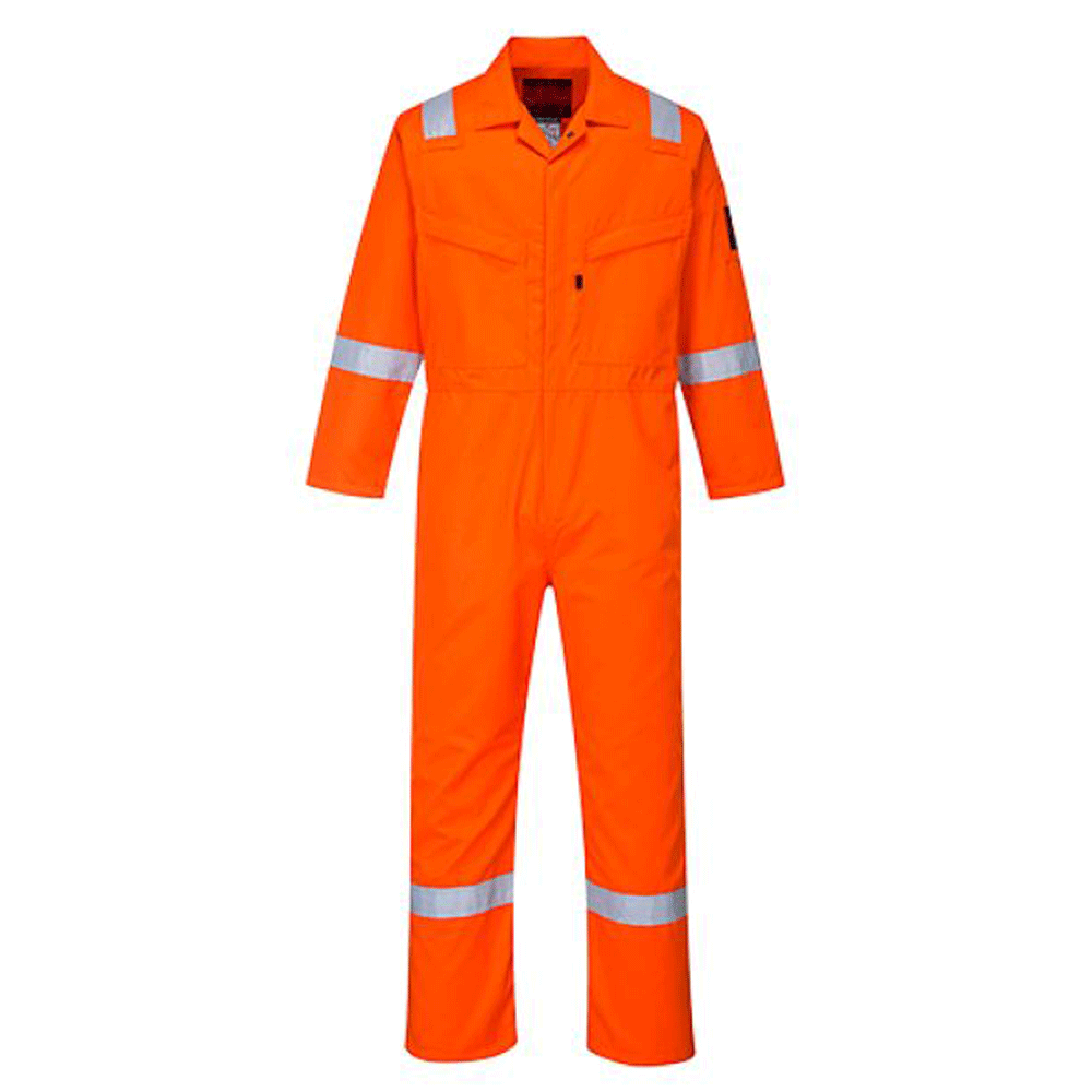Portwest AF50 Araflame Hi-Vis Coverall Various Colours Orange