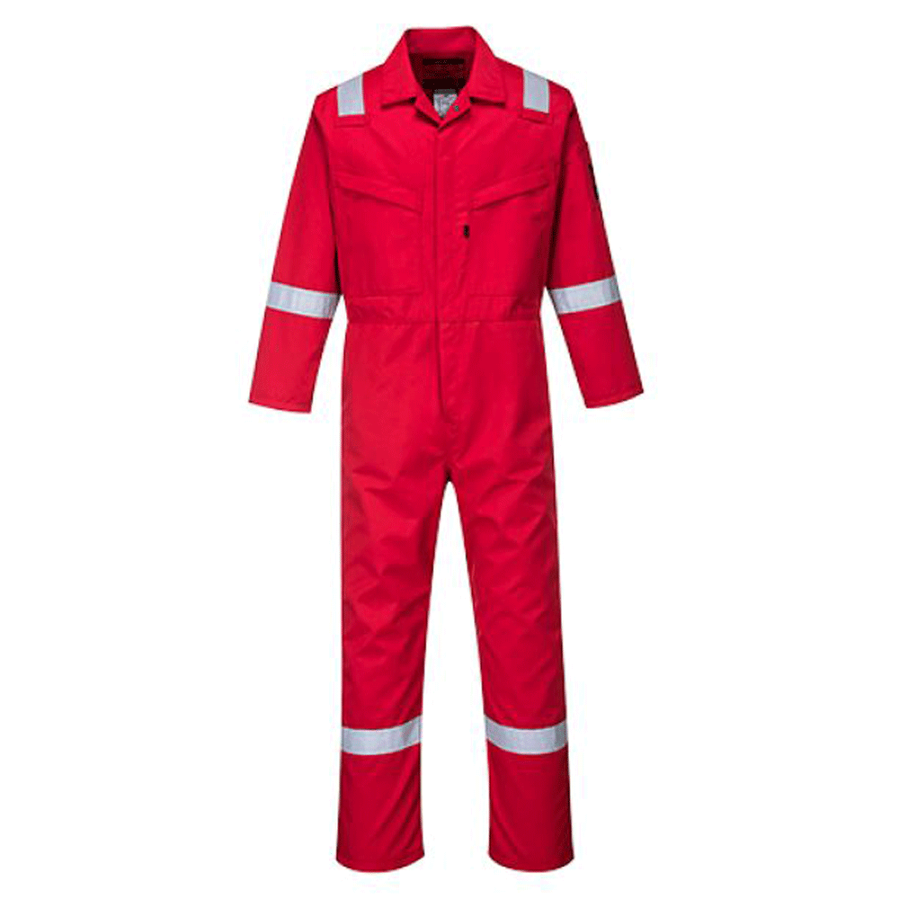 Portwest AF50 Araflame Hi-Vis Coverall Various Colours Red