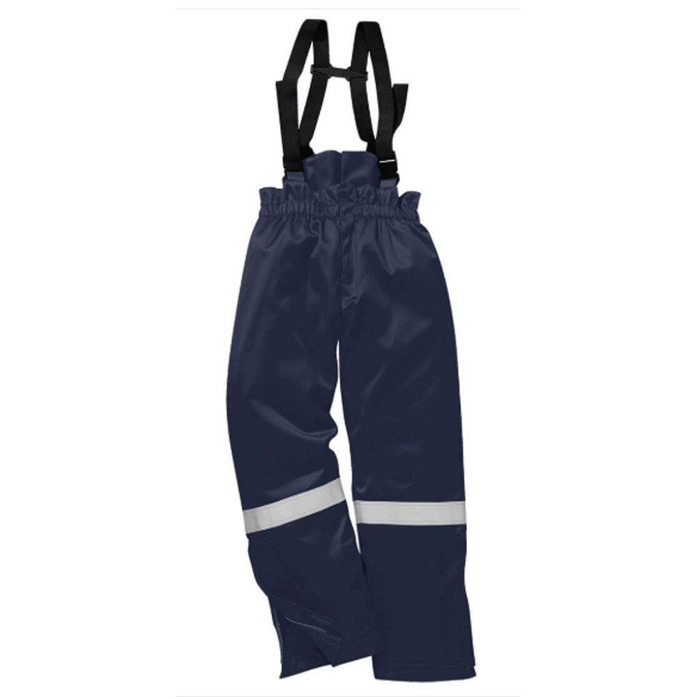 Portwest AF83 Araflame Hi-Vis Flame Retardant Bib & Brace Various Colours Navy