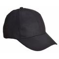 Portwest B010 Six Panel Baseball Cap Hat Various Colours Black One Size