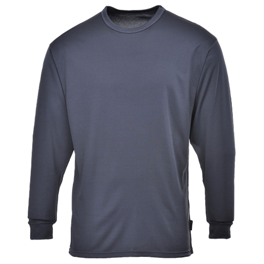 Portwest B133 Thermal Baselayer Top Various Colours Charcoal