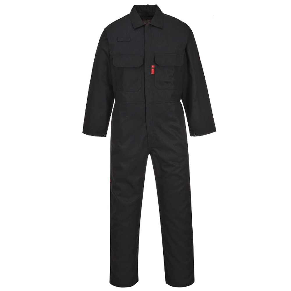 Portwest BIZ1 Bizweld Coverall Various Colours Black
