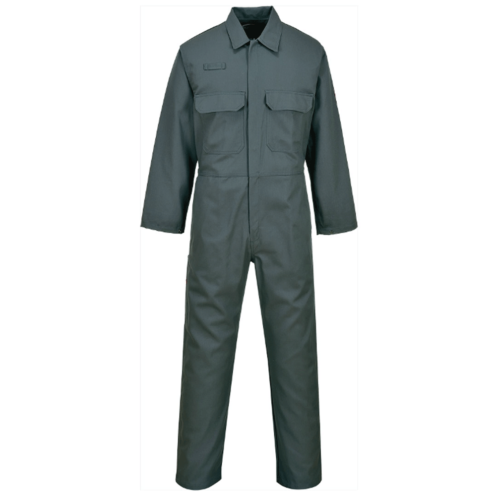 Portwest BIZ1 Bizweld Coverall Various Colours Bottle Green