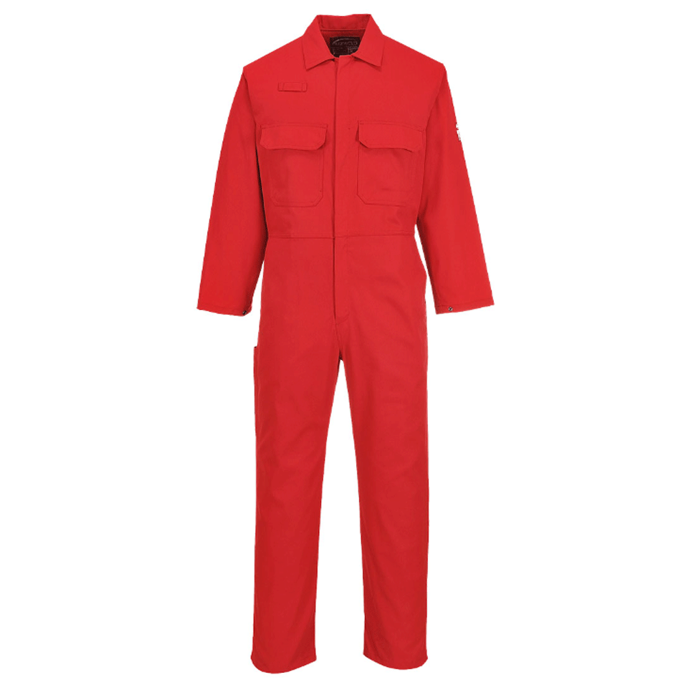 Portwest BIZ1 Bizweld Coverall Various Colours Red