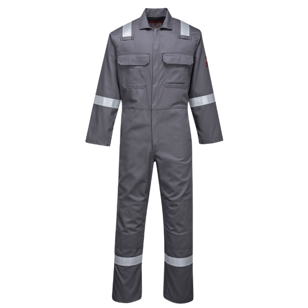 Portwest BIZ5 Iona Bizweld FR Coverall Various Colours Grey