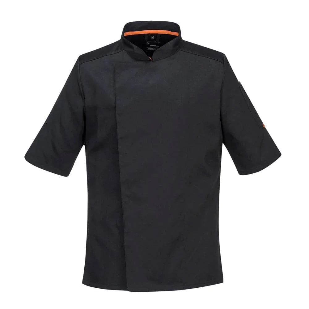 Portwest C738 Meshair Pro Chefs Jacket Black