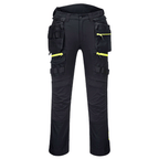 Portwest DX440 DX4 Detachable Holster Stretch Kneepad Work Trouser Various Colours Black Regular 31"