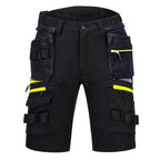 Portwest DX444 4-Way Stretch Holster Pocket Shorts Black