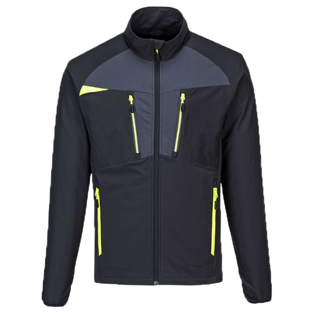 Portwest DX480 DX4 Zip Base Layer Top Various Colours Black