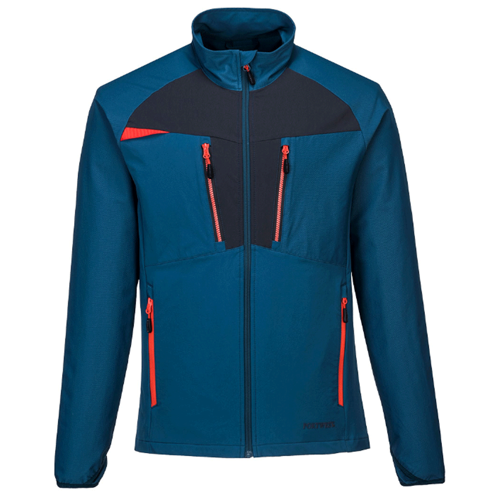 Portwest DX480 DX4 Zip Base Layer Top Various Colours Metro Blue