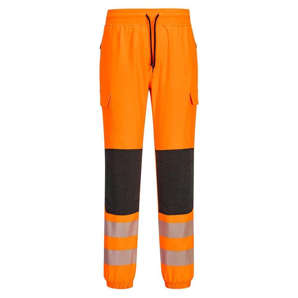 Portwest KX346 Hi-Vis Flexi Stretch Class 2 Jogger Slim Fit Orange Black