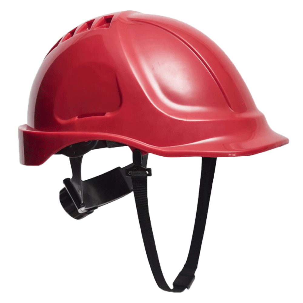 Portwest PW55 Endurance Visor Hard Hat Helmet Various Colours Red