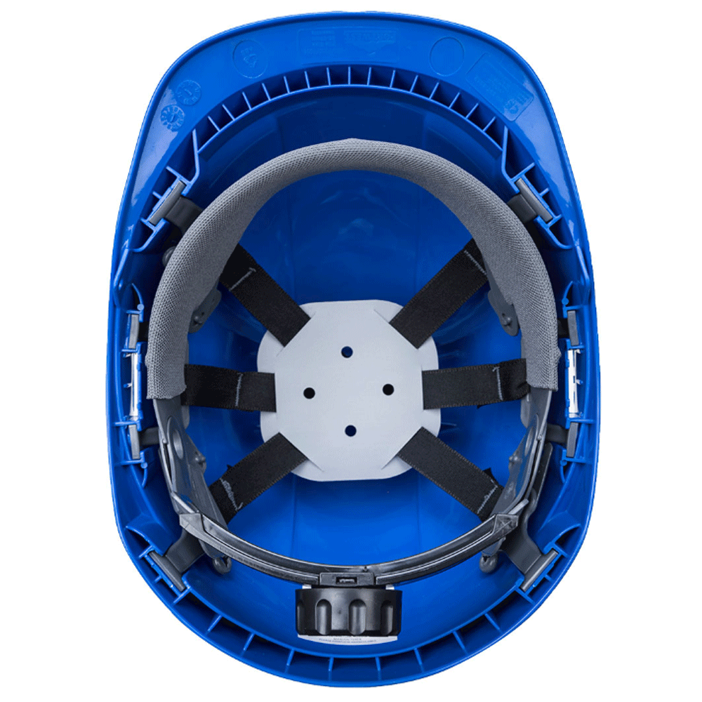 Portwest PW55 Endurance Visor Hard Hat Helmet Various Colours Royal Blue