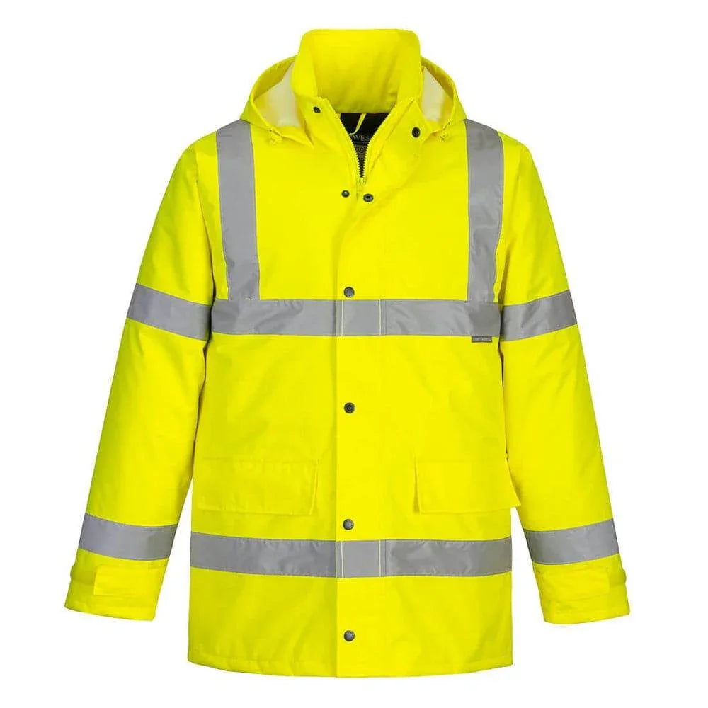 Portwest S460 - Hi-Vis Waterproof Traffic Jacket Yellow