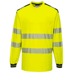Portwest T185 PW3 Hi-Vis Long Sleeve Work T-Shirt Various Colours