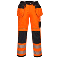 Portwest T501 PW3 Hi-Vis Holster Kneepad Work Trouser Various Colours Orange Black