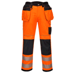 Portwest T501 PW3 Hi-Vis Holster Kneepad Work Trouser Various Colours Orange Black