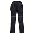 Portwest T602 PW3 Holster Pocket Kneepad Work Trousers Various Colours Black