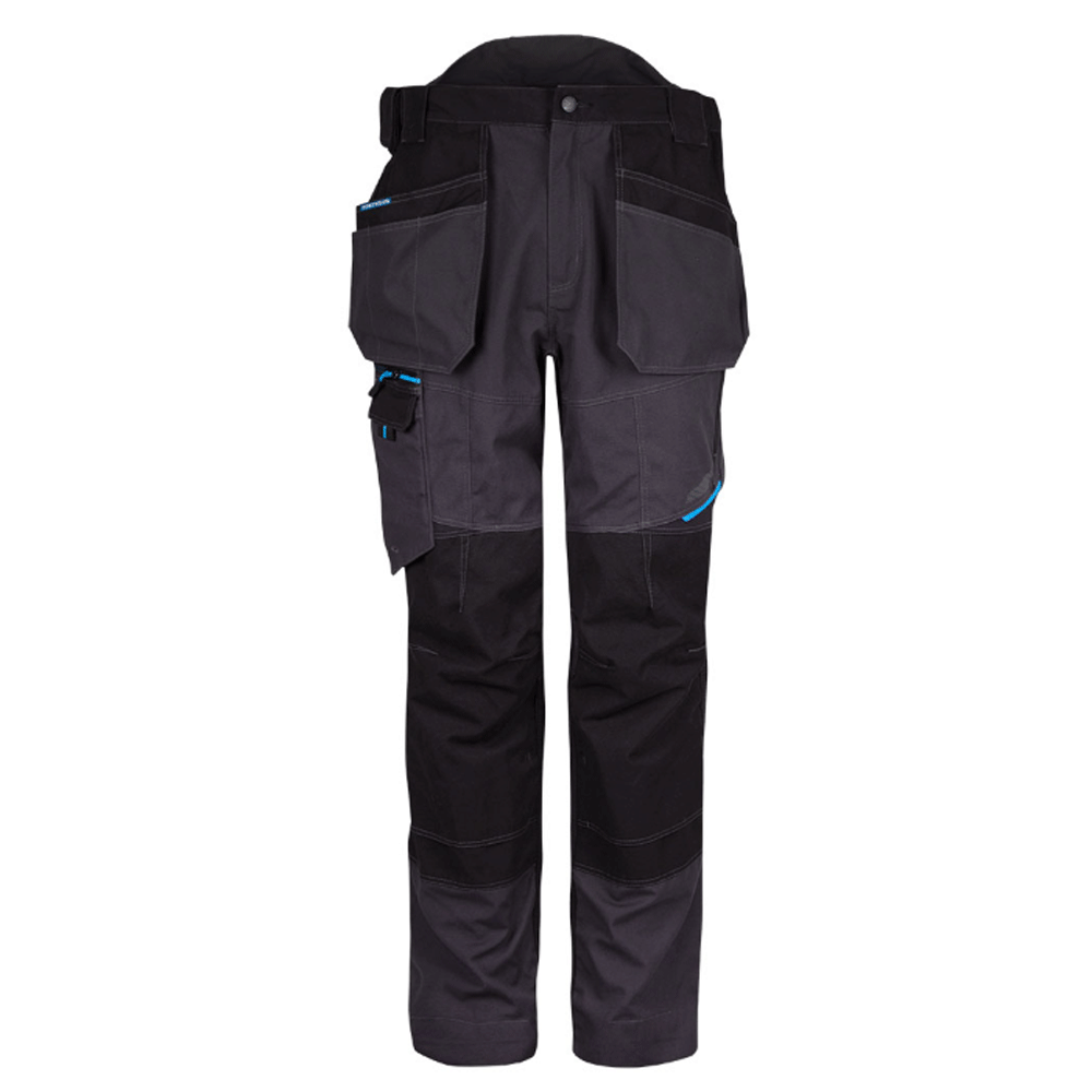 Portwest T702 WX3 Holster Pocket Kneepad Work Trouser Metal Grey